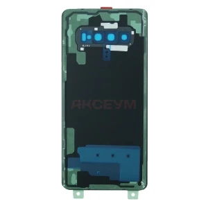 Задняя крышка для Samsung Galaxy S10+ (G975F) черная - Премиум