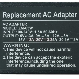 Блок питания Type-C для ноутбука 20V 3.25A 65W - Стандарт