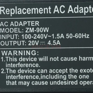 Блок питания Type-C для ноутбука 20V 4.5A 90W - Стандарт