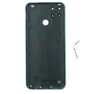 Задняя крышка для Realme C21Y (голубая)