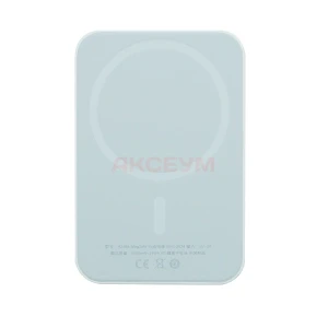 Внешний аккумулятор Magsafe 5000 mAh (18W/беспроводная 10W/Lightning) белый