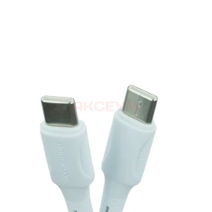 Сетевая зарядка Type-C Borofone BA73A (35W/PD/QC3.0/кабель Type-C-Type-C) белая