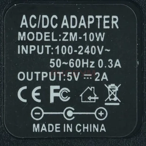 Блок питания 5V/2A (3.5х1.35) черный