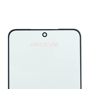 Стекло дисплея для Samsung Galaxy S21 FE (G990B) с OCA пленкой (черное)
