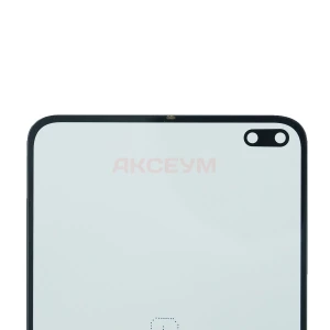 Стекло дисплея для Xiaomi Redmi K30/Poco F2/Poco X2 с OCA пленкой (черное) - G+OCApro
