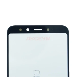 Стекло дисплея для Xiaomi Mi A2/MI 6X с OCA пленкой (черное) - G+OCApro