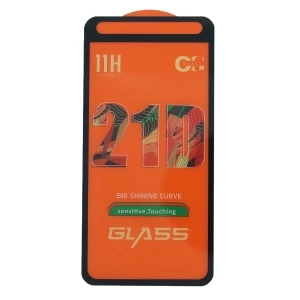 Защитное стекло для Itel A17 (полное покрытие) черное