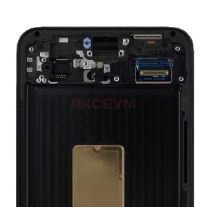 Дисплей с рамкой для Samsung Galaxy S23+ (S916B) с тачскрином (черный) - Оригинал