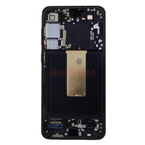 Дисплей с рамкой для Samsung Galaxy S23+ (S916B) с тачскрином (черный) - Оригинал