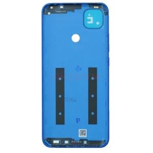 Задняя крышка для Xiaomi Redmi 9C (синяя) - Премиум
