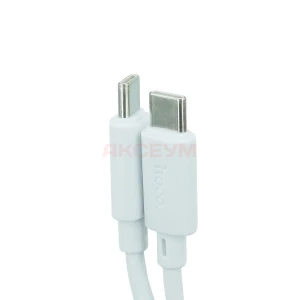 Кабель Type-C - Type-C Hoco X88 (5A/60W) белый