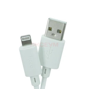 Кабель USB - Lightning Hoco X88 (2.4А) белый