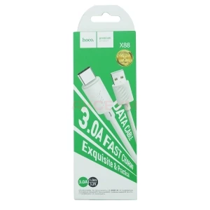 Кабель USB - Type-C Hoco X88 (3A) белый