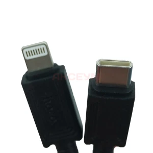 Автомобильное зарядное устройство Type-C Hoco Z48 (40W/QC3.0/PD/2 порта/кабель Type-C-Lightning) cерое