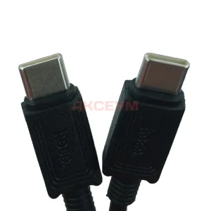Автомобильное зарядное устройство Type-C Hoco Z48 (40W/QC3.0/PD/2 порта/кабель Type-C-Type-C) Серое