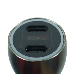 Автомобильное зарядное устройство Type-C Hoco Z48 (40W/QC3.0/PD/2 порта) Серое