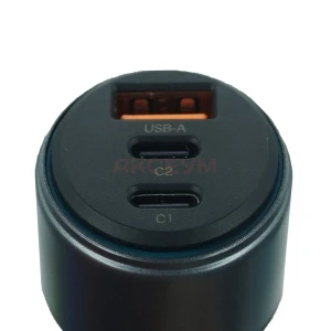 Автомобильное зарядное устройство USB/Type-C Hoco NZ9 (95W/QC3.0/PD/2Type-C/1USB) черное