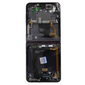 Дисплей с рамкой для Samsung Galaxy Z Flip 4 (F721B) 6.7 с тачскрином (серый) - Оригинал