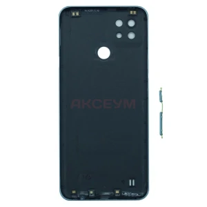 Задняя крышка для Realme C21 (голубая)