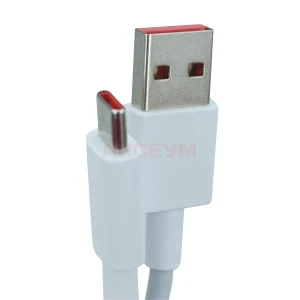 Сетевая зарядка USB для Xiaomi Turbo Charger (67W/QC3.0/кабель Type-C с чипом IC) белый