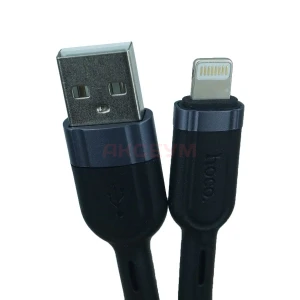 Кабель USB - Lightning Hoco U117 (2.4A/интеллектуальное отключение) черный