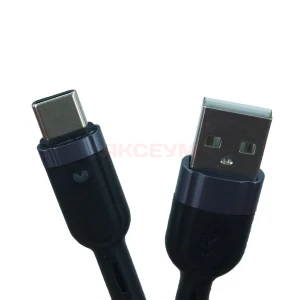 Кабель USB - Type-C Hoco U117 (3A/интеллектуальное отключение) черный