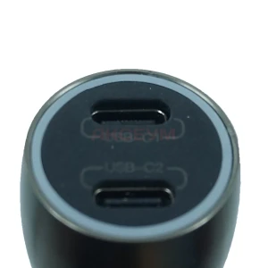 Автомобильное зарядное устройство USB XO CC51 (40W/PD/2Type-C) cерое
