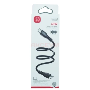 Кабель Type-C - Type-C XO NBQ231B (60W) черный
