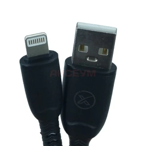 Кабель USB - Lightning XO NB245 (2.4A/силикон) белый