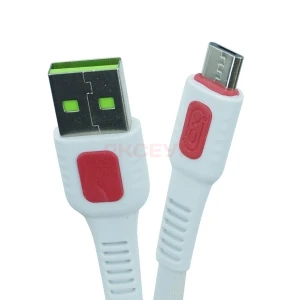 Кабель USB - MicroUSB XO NB151 (2.4A/плоский) белый