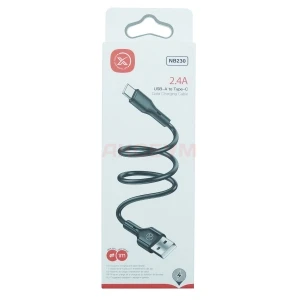 Кабель USB - Type-C XO NB230 (2.4A) черный