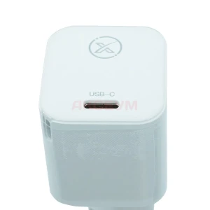 Сетевая зарядка Type-C XO CE06 (30W/PD/GaN/индикатор заряда) белая