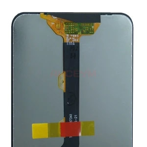 Дисплей для Tecno Camon 15 с тачскрином (черный) - Оригинал