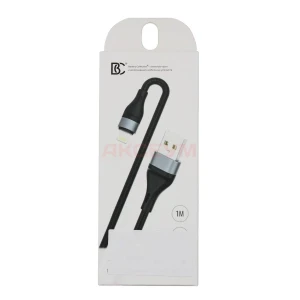 Кабель USB - Lightning BC X57 (5A/оплетка ткань) черный