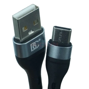 Кабель USB - Type-C BC X57 (5A/оплетка ткань) черный