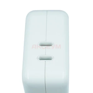 Сетевая зарядка Type-C для iPhone (35W/PD) белая