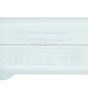 Сетевая зарядка Type-C для iPhone (35W/PD) белая