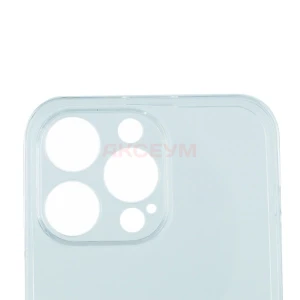 Чехол-накладка для iPhone 15 Pro Max (с защитой камеры) прозрачный
