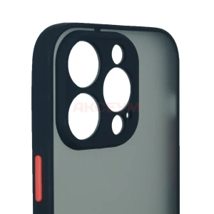 Чехол накладка для iPhone 14 Pro PC041 (черный)