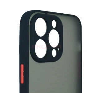 Чехол накладка для iPhone 14 Pro Max PC041 (черный)
