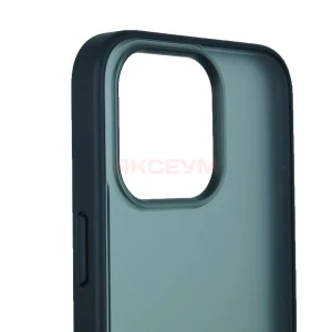 Чехол накладка для iPhone 15 Pro Max PC035 (черный)