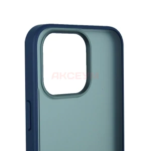 Чехол накладка для iPhone 15 Pro Max PC035 (синий)