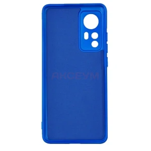 Чехол накладка для Xiaomi 12/12S Activ Full Original Design (темно-синий)