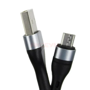 Кабель USB - MicroUSB BC X57 (5A/оплетка ткань) черный