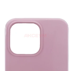 Чехол накладка для iPhone 15 Pro Max ORG Soft Touch (светло-розовый)