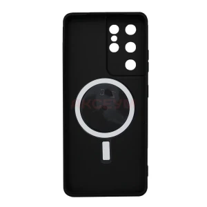 Чехол-накладка для Samsung Galaxy S21 Ultra/G998 SM020 Matte MagSafe (черный)