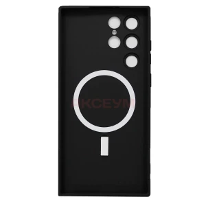 Чехол-накладка для Samsung Galaxy S22 Ultra/S908B SM020 Matte MagSafe (черный)