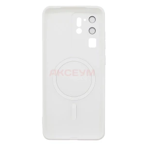 Чехол-накладка для Samsung Galaxy S20 Ultra/G988 SM020 Matte MagSafe (белый)