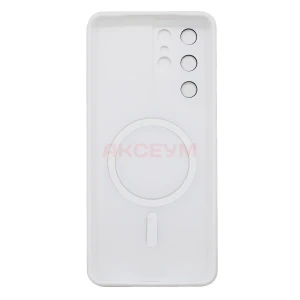 Чехол-накладка для Samsung Galaxy S21 Ultra/G998 SM020 Matte MagSafe (белый)