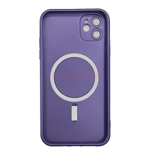 Чехол-накладка для iPhone 11 SM020 Matte MagSafe (фиолетовый)